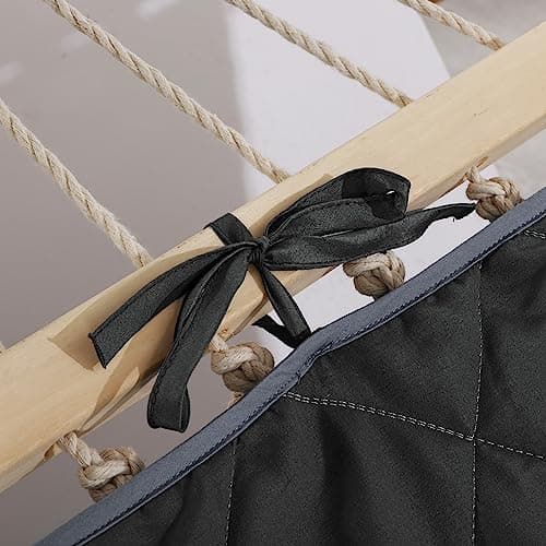 Hombys Outdoor Hammock Pad & Pillow Set, 2 Person Hammock Pad, Grey