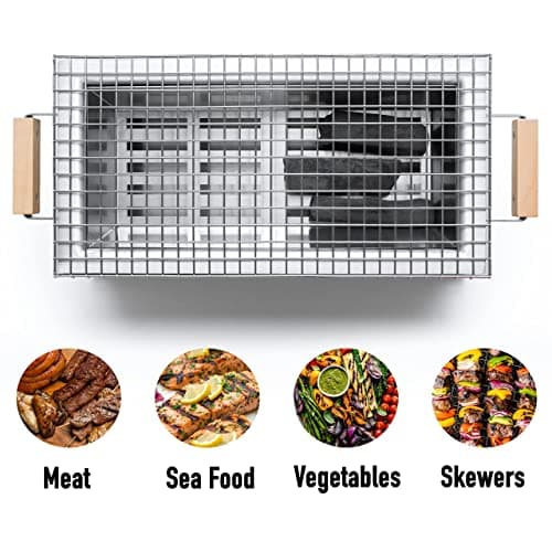 MG-168 Yakitori Tabletop Charcoal Grill-Mini Japanese Style Hibachi