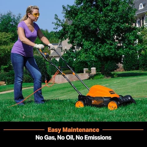 LawnMaster ME1218X Electric Lawn Mower 12AMP 19-Inch