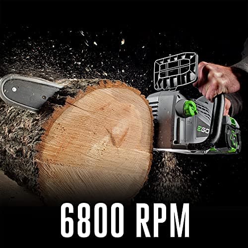 EGO POWER+ Chain Saw, 16" Battery Powered Chainsaw, Electric Cordless, Includes 56V 5.0Ah Battery and Charger - CS1604
