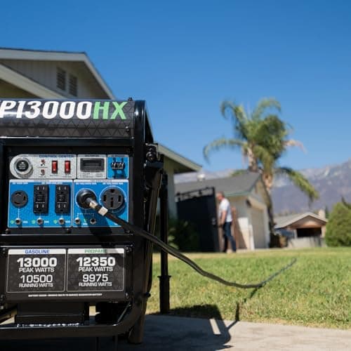 DuroMax XP3025GC 30-Amp 25-Foot 10-Gauge L14-30 Heavy Duty Generator Cord for Home Power Backup, Black