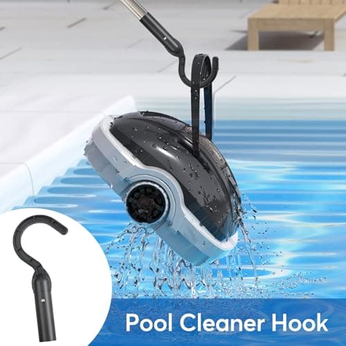 Hook for All Robotic Pool Cleaner, Accessories Hook Customized for Pool Vacuum Robot, Robotic Pool Cleaner Including Cordless, Above Ground and Underwater, Suitable for Telescopic Poles