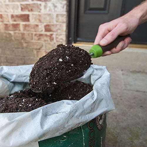 AMES 2445400 Stainless Steel Hand Soil Scoop with Ergo Gel Grip, 13-Inch