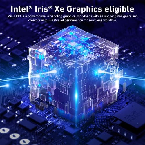 GEEKOM Mini PC Mini IT13 2025 Edition, 13th Gen Intel i9-13900HK NUC13 Mini Computers(up to 5.4GHz), 32GB DDR4/2TB M.2 NVMe Gen4*4 SSD Windows 11 Pro Support Wi-Fi 6E/Bluetooth 5.2/USB 4.0/2.5G LAN/8K