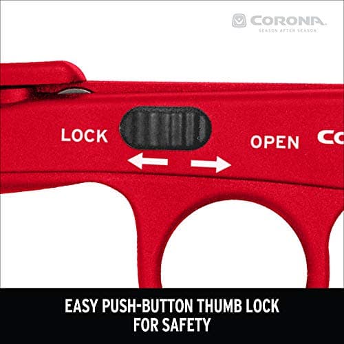Corona FS 4110 Hydroponic Finger Micro Snips , Red