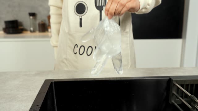500 Pieces Plastic Disposable Gloves,Disposable Gloves for Cleaning, [ One Size Fits Most ]