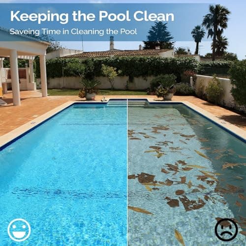 VINGLI 16Mil Solar Pool Cover 16x32FT Rectangle Solar Blanket for Inground Pool and Above-Ground Swimming Pool, Blue (16' x 32')