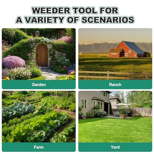 Triangle Hand Hoe, 15.2'' Winged Weeder Garden Hoes with Short Wood Handle, Gardener Stainless Steel Warren Hoe, Garden Weeder Hoe Tool for Quickly Weeding, Edging and Gardening Tools