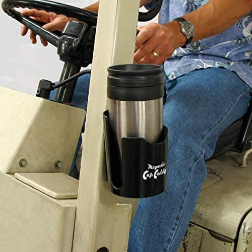 Master Magnetics Magnetic Cup Caddy - Keep Your Favorite Beverage at Hand, 3.3" Inner Diameter, 4.625" Height, Black, 7583