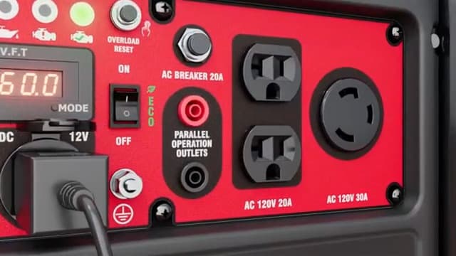 PowerSmart Portable Inverter Generator 4450W, Gas Powered, CO-Sensor, EPA Compliant, Lightweight & Quiet for Home Use and Emergency Backup, Camping
