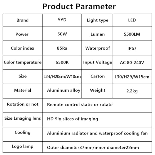 Logo Projector Lights Custom gobo projectors for Store business or wall outdoor waterproof ip67 HD led for Shop Advertising and Wedding