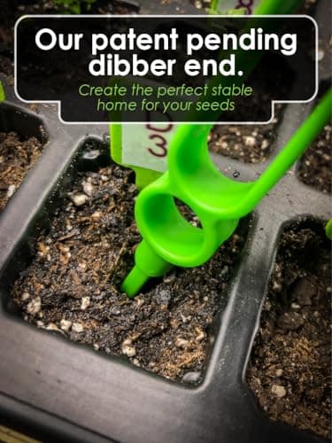 Cannakan™ HUGGERS™ Cupped Seed Tweezers Featuring a Dibber End for Planting Seeds.