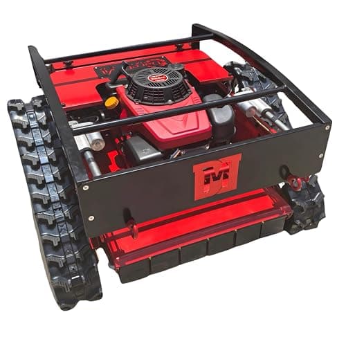 Remote Controlled Lawn Mower| 55° Slope Capability | Hybrid Self-Charging Dual Battery | Brushless Motors | Zero Turn | Adjustable Cutting Deck (Mower)