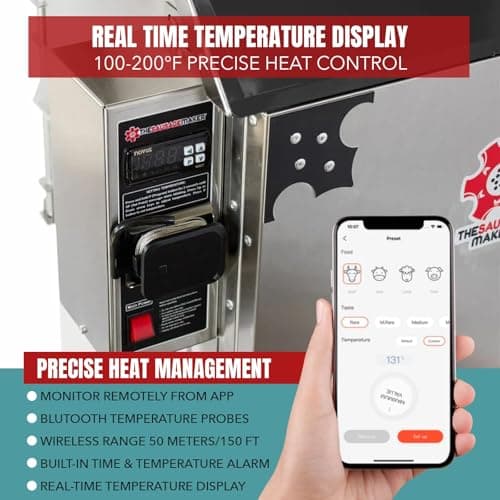 The Sausage Maker - 30 lb. Digital Smoker for Making Sausage, Ham, Fish and Brisket (Eagle with Flag)