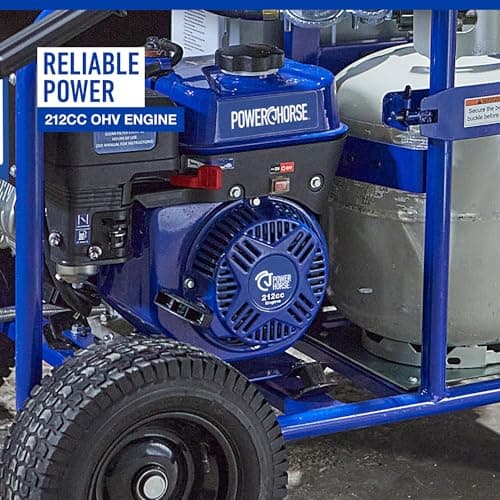 Powerhorse Propane Pressure Washer, Hot Water Pressure Washer Gas Pressure Washer with Propane Burner, Power Washer Car Pressure Washer