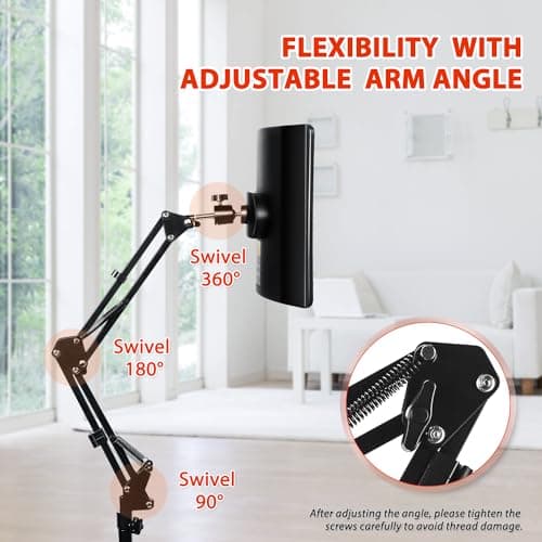 Red Light Therapy for Face and Body, Red Infrared Light Therapy Lamp with Stand Led 660nm Red Light-Therapy& 850nm Infrared Light Device for Body