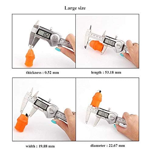 Garden Silicone Thumb Knife, Finger Knife-Plants Picking Trim Tools(L)