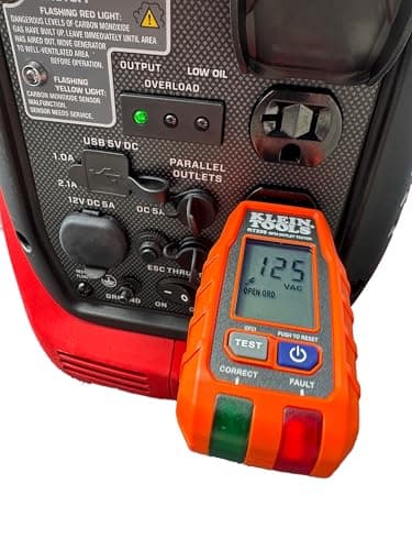 Neutral Ground Bonding Plug, Built in Surge Protection with LED Indicator, for Portable Generators or Inverters