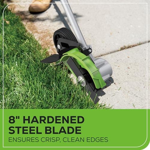 Greenworks 80V 8" Brushless Cordless Edger, Battery and Charger Not Included