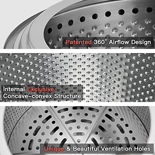 Smokeless Fire Pit Outdoor Wood Burning Portable Firepit Stainless Steel for Backyard Patio Garden Picnic Camping Bonfire(19 Inch)