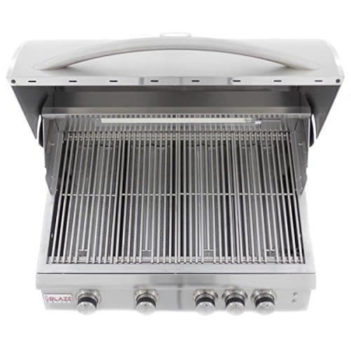 Blaze LTE 32-Inch 4-Burner Built-In Natural Or Propane Gas Grill With Rear Infrared Burner & Grill Lights - BLZ-4LTE-NG Or BLZ-4LTE-LP - (32" Propane)
