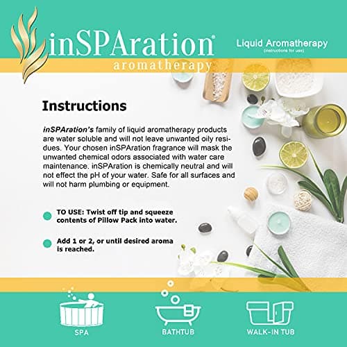 inSPAration Hot Tub Spa & Bath Aromatherapy Pods - 15 Scents Sampler