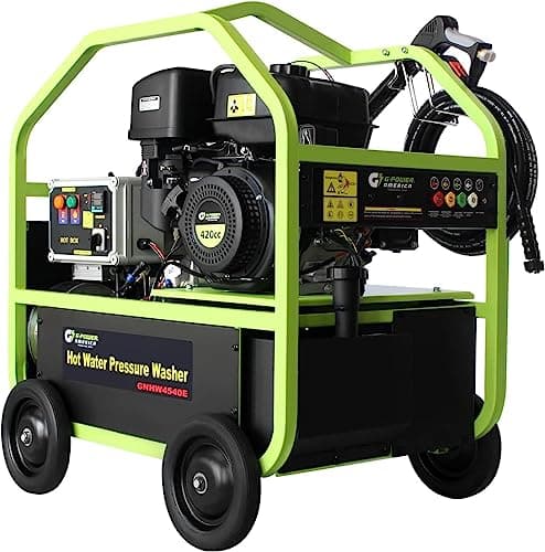 Commercial Hot Water Pressure Washer GNHW4540E - 4500 PSI, 4.1 GPM, Gas Engine, Diesel Burner