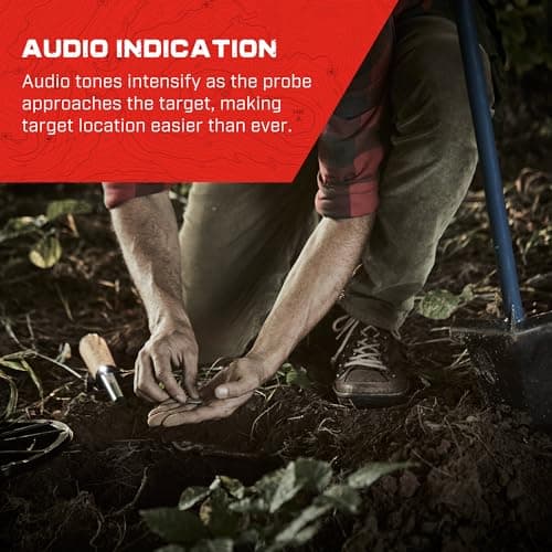 MINELAB PRO-FIND 20 Waterproof Pinpointer Metal Detector for Adults with Audio & Vibration Indication (Holster Included)
