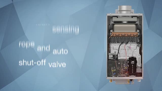 Rheem RTG-84XLN-3 High Efficiency Non-Condensing Outdoor Tankless Natural Gas Water Heater, 8.4 GPM