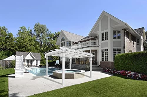 New England Arbors Regency 12' x 12' Vinyl Pergola