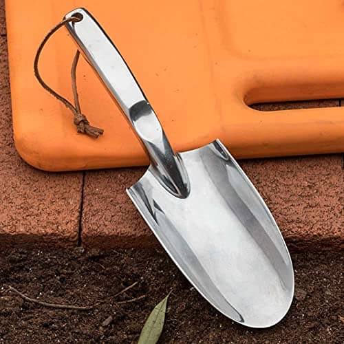 Kings County Tools Trowel, Shovel and Garden Fork Set | Polished Cast-Aluminum | Soil Cultivation Kit | Great for All Ground Conditions | Smooth Handle with Thumb Recess