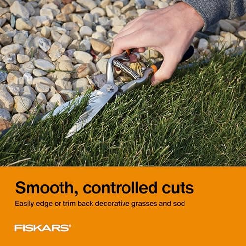 Fiskars 392230-1004 Forged Grass Shears, Black