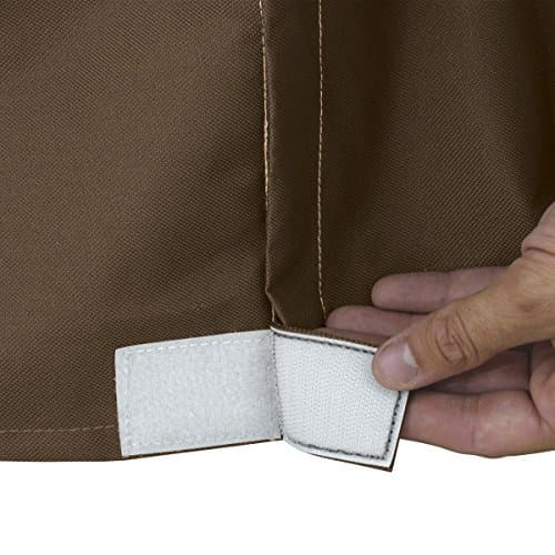 Amazon Basics Outdoor Round Stand Up Patio Heater Cover, Tan, 36" x 18.5" x 95"