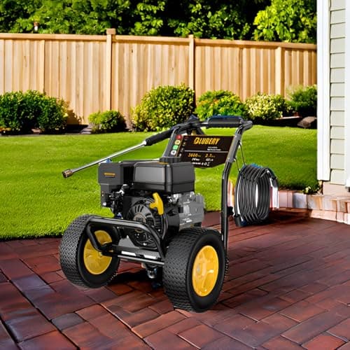 Heavy-Duty Gas Pressure Washer, 3600Psi at 2.7Gpm Power Washer,Portable, 30feet Pressure Hose,Industrial Style,Axial Cam Pump, for Siding, Driveway, House, Car, RV, Paint Preparation etc