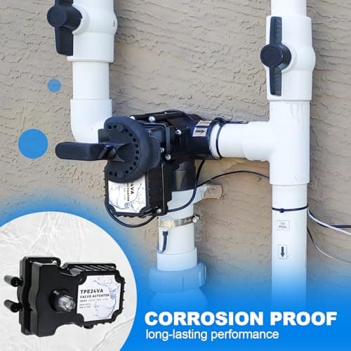 TPE24VA 24-volt Valve Actuator Control, Universal Motorized Pool Spa Valve Actuator 24V, Control Water Flow