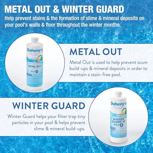 Doheny's Ultimate Pool Closing Kit | Winterizing Chemicals for Above & Inground Pools | Prevents Stains, Rust, Scale & Algae | Treats Up to 15,000 Gallons