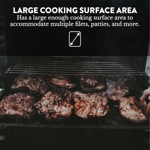 Gas One GasOne Portable Charcoal Grill – 18-inch Tabletop Charcoal Grill with Side Handles and Lid – Compact BBQ Charcoal Grill for Picnic, Tailgate, Travel – 2-Tiered Outdoor Charcoal Grill, Black