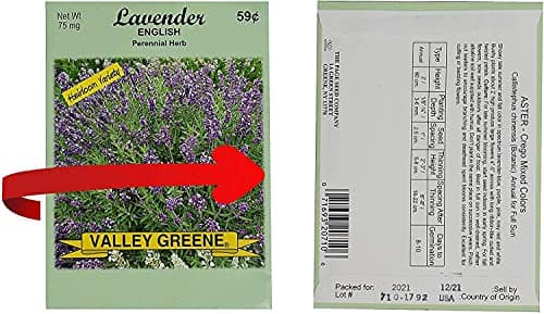 25 Slightly Assorted Flower Seed Packets - Includes 10+ Varieties - May Include: Forget Me Nots, Pinks, Marigolds, Zinnia, Wildflower, Poppy, Snapdragon and More - Made in the USA