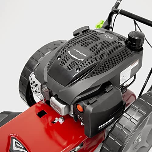 Earthquake Walk Behind String Mower With 160cc Viper 4-Cycle Engine, 22” Cutting Diameter, 14” Never-Go-Flat Wheels, Easy Assembly, Adjustable Handlebar, Model # 40314