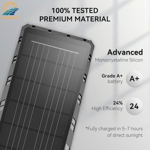5000W Solar Lights Outdoor - 6500K LED Solar Street Lights Outdoor, Dusk to Dawn, IP66 Waterproof Solar Flood Lights with Motion Sensor and Remote Control for Yard, Patio, 2 Pack