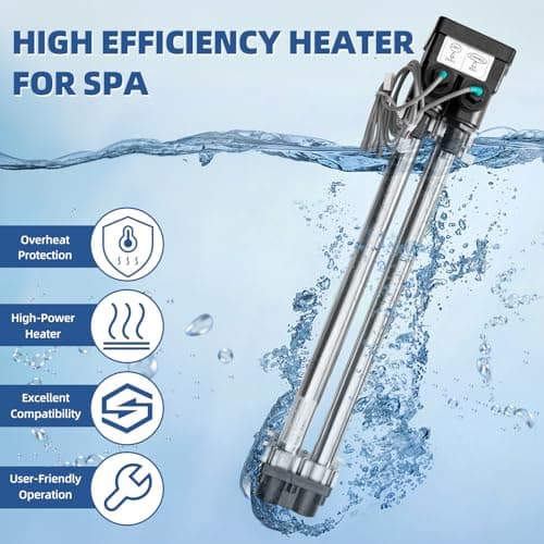 Hot Tub Heater 26-C3160-2S Replace 1995+ Hot Spring Spa Heater Watkins Tiger River No Fault Bathtub Heater 73791 C3160-2 C3564-2 73039 Hot Tub Parts 1kW/4kW 120V/240V 8.3A/16.6A