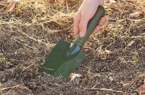3 Pieces Small Gardening Hand Shovel Garden Trowel Transplanter Lightweight Comfortable Ergonomic Handle Gardening Tool Set Potted Plants Handle Garden Tool for Houseplant (Small)