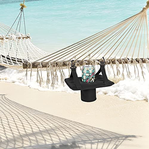 Xxerciz Neoprene Hanging Drink Holder for Rope Hammocks Hammock Chairs Lounge Chairs Outdoor Rope Hammock Accessory Foam Cup Holder