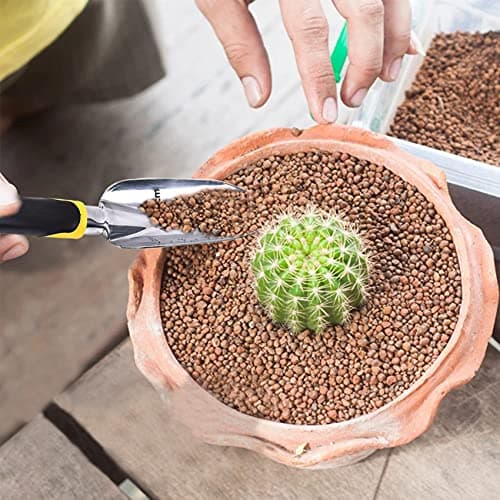 Garden Trowel Hand Shovel with Soft Rubberized Non-Slip Ergonomic Handle for Planting Transplanting, Weeding, Moving and Smoothing Soil-Gardening Gift (Spade Shovel)