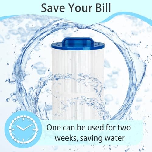 Future Way PWW35L Hot Tub Filter Replacement for Master Spa X268548-PMA-R3, Waterway 817-4035, Teleweir 35 SF, Replace Pleatco PWW35L, Unicel 4CH-935, SD-01235, PDC580-AFS, Spa Filter, 35 Sq. Ft