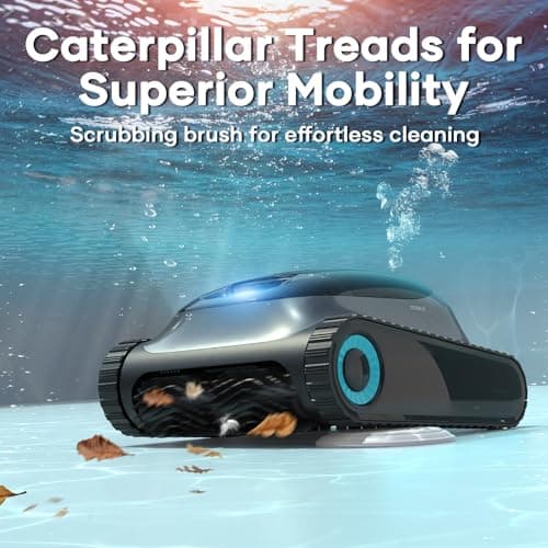 AIPER Scuba S1 Cordless Robotic Pool Cleaner, Pool Vacuum for Inground Pools, Wall and Waterline Cleaning, Smart Navigation for Pools up to 1,600 Sq.ft