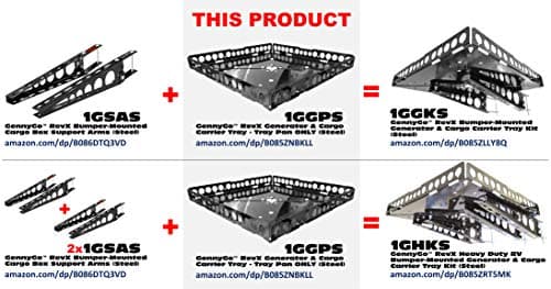 GennyGo RevX2 Generator & Cargo Carrier Tray - Tray Pan ONLY (Steel)
