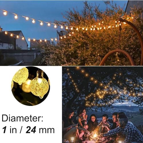 Mocalido 50ft Color Changing Globe String Lights Indoor, Hanging Colored Lights for Bedroom 75 LED USB Powered with Remote, Fairy Lights Classroom, Camping Tent Decor