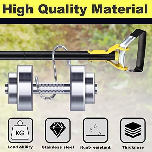 Hoe Garden Tool - Heavy Duty Hula Garden Hoe for Easy Weeding,30-54 Inch Long Handle Stirrup Hoes Gardening Tools,Scuffle Action Loop Hoe for Flower Beds,Yards,Mulch Areas