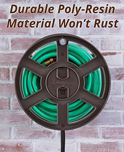 Liberty Basics 510 Wall Mount Hose Reel, Bronze